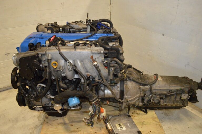 Toyota 2JZGTE VVTi Engine 3.0L DOHC Twin Turbo JDM 2jz Motor Auto Trans Wire Ecu