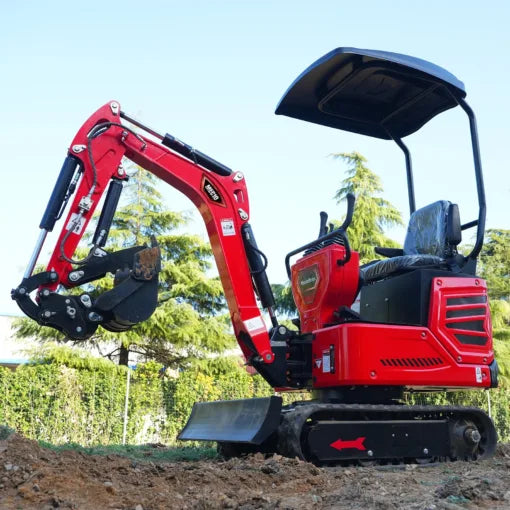 Mini Compact Excavator HONDA GX390 Engine, 65.7″ Max. Digging Depth, 1Ton, 2280 LBS Operating Weight, MEC10