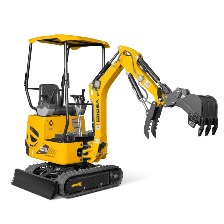 Mini Compact Excavator B&S VANGUARD 408cc 14hp Engine, 65.7″ Max. Digging Depth, 1 Ton, 2370 LBS Operating Weight, MEC10