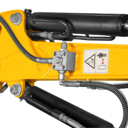 Mini Compact Excavator B&S VANGUARD 408cc 14hp Engine, 65.7″ Max. Digging Depth, 1 Ton, 2370 LBS Operating Weight, MEC10