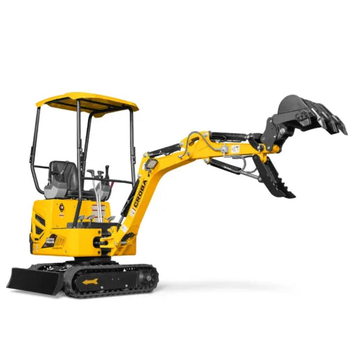 Mini Compact Excavator B&S VANGUARD 408cc 14hp Engine, 65.7″ Max. Digging Depth, 1 Ton, 2370 LBS Operating Weight, MEC10