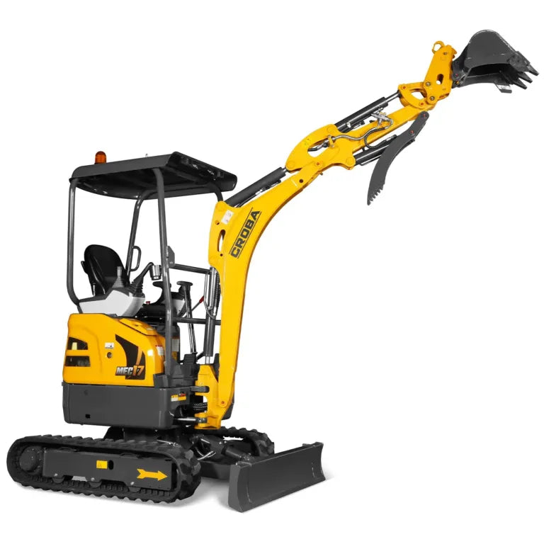 Mini Compact Excavator Kubota D902 Engine, 89″ Max. Digging Depth, 1.7 Ton, 4145 LBS Operating Weight, MEC17