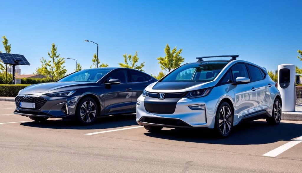 hybrid vs electric car